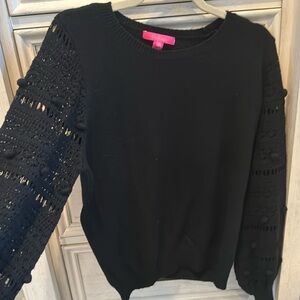 Lilly Pulitzer Black Sweater excellent condition